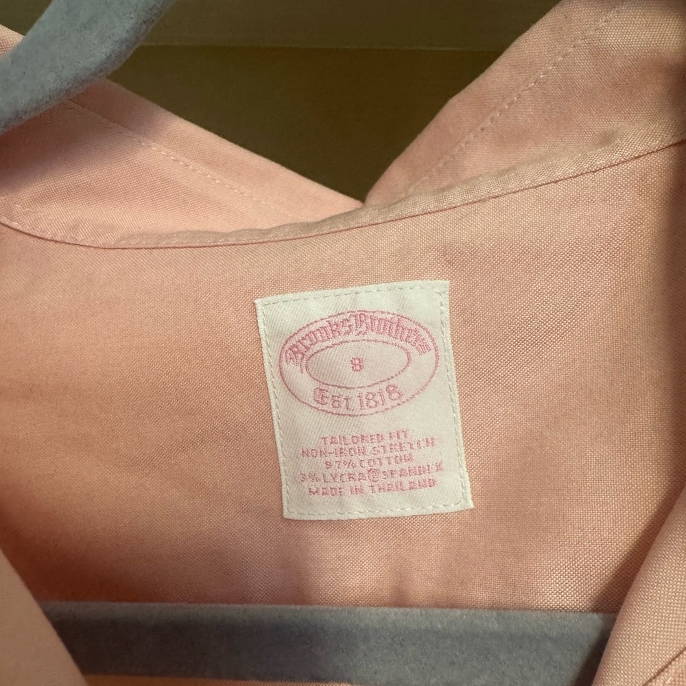 Brooks Brothers Light Pink Shirt - Picture 5 of 6